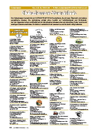 Clubadressenverzeichnis 2014