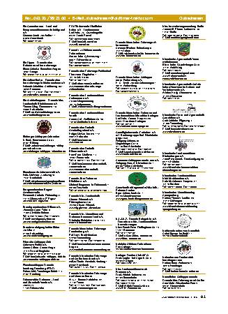 Clubadressenverzeichnis 2014