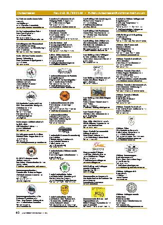 Clubadressenverzeichnis 2014