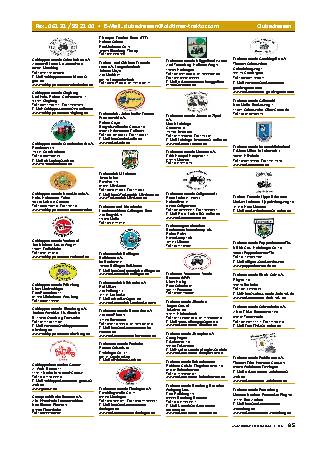 Clubadressenverzeichnis 2014