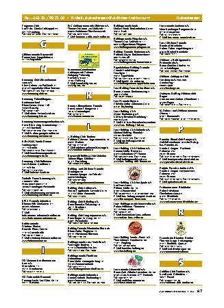 Clubadressenverzeichnis 2014