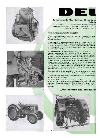 Deutz Dieselschlepper 30 PS