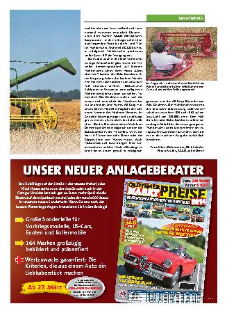 Mähdrescher-Entwicklung, Teil 1