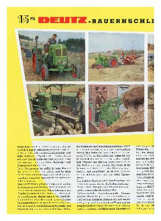 Deutz Bauernschlepper luftgekühlt 15 PS