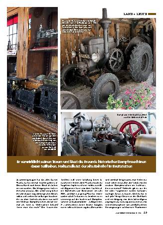 Dampfmaschinensammler Günter Prazda (A)