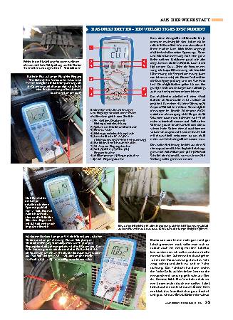 Arbeiten mit dem Multimeter, Teil 2 