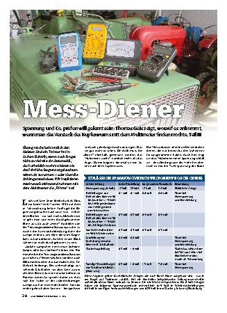 Arbeiten mit dem Multimeter, Teil 3 