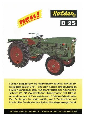 Holder B 25   