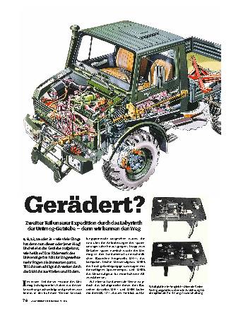 Unimog-Getriebe, Teil 2 