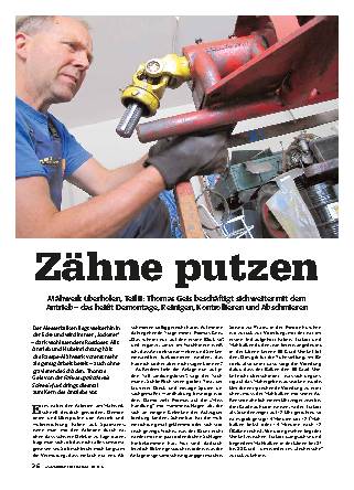 Mähbalken (Rasspe) überholen, Teil 2 