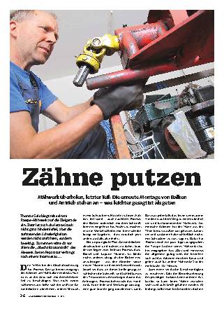Mähbalken (Rasspe) überholen, Teil 5