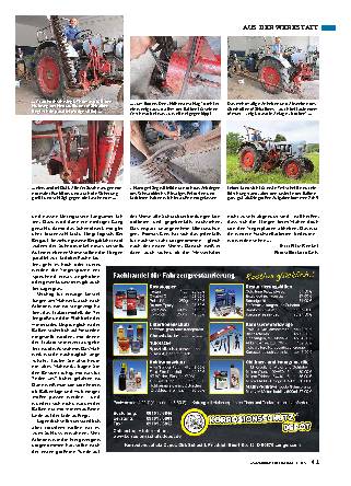 Mähbalken (Rasspe) überholen, Teil 5