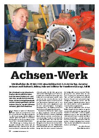 Achse ZF GLA-2550 überholen, Teil 3