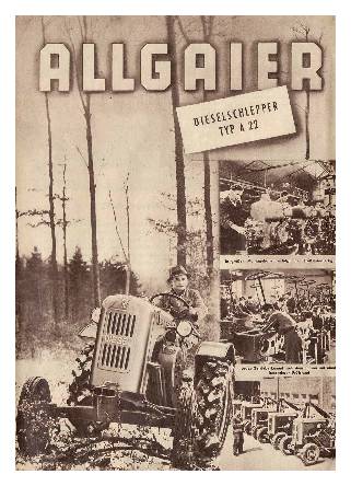 Allgaier Dieselschlepper A 22