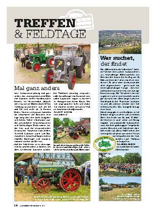 Treffen und Feldtage