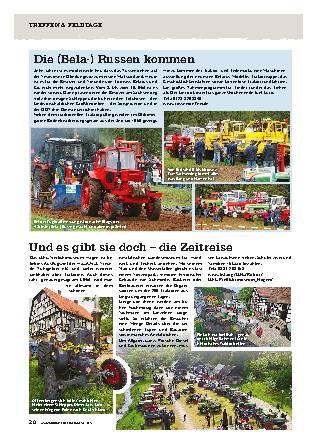 Treffen und Feldtage