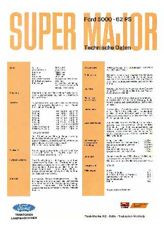Ford 5000 Super Major