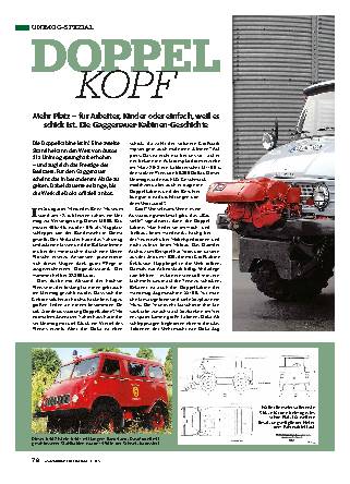 Unimog-Doppelkabinen: die Entwicklung