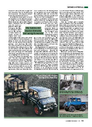 Unimog-Doppelkabinen: die Entwicklung