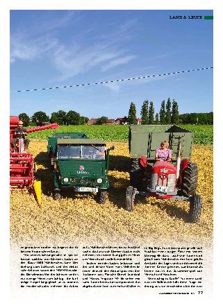 Alte Erntehelfer im Einsatz