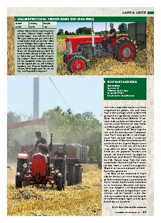 Alte Erntehelfer im Einsatz