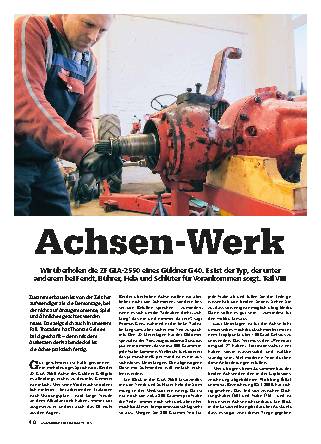 Achse ZF GLA-2550 überholen, Teil 8