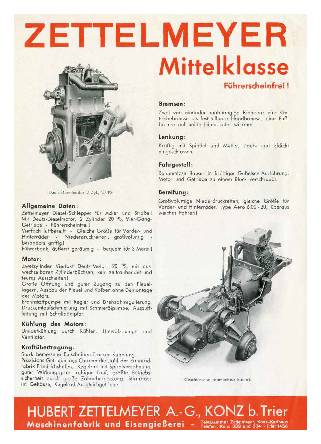 Zettelmeyer Dieselschlepper 20 PS