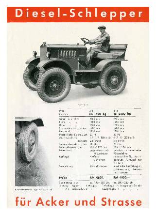 Zettelmeyer Dieselschlepper 20 PS