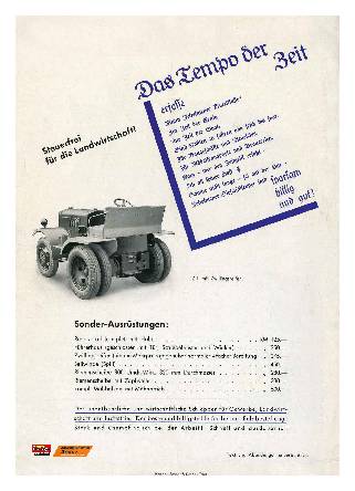 Zettelmeyer Dieselschlepper 20 PS