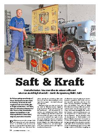 Starterbatterien, Teil 1