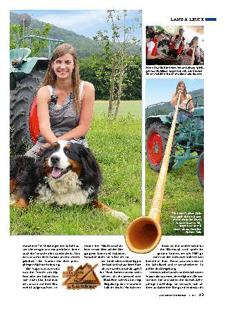 Lisa Stoll: Traktoren & Alphorn