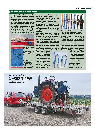 Traktor-Transport, Teil 1: Verzurren