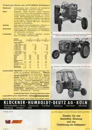 Deutz 13 PS