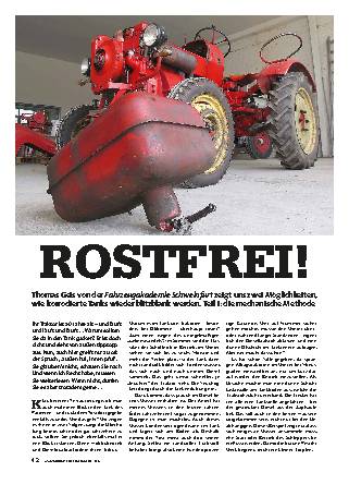 Tank entrosten, Teil 1: mechanische Methode
