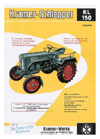 Kramer-Schlepper KL 150
