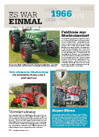 Es war einmal: das Jahr 1966