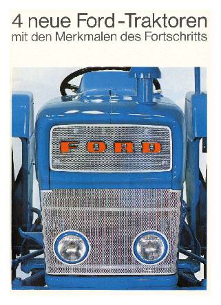 4 neue Ford-Traktoren
