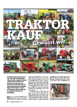 Kaufberatung für Oldtimertraktoren, Teil 1