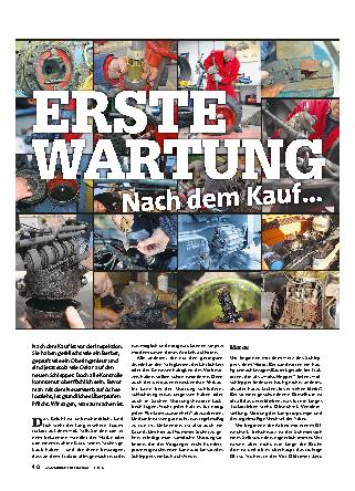 Wartung: Inspektion nach dem Kauf, Teil 1