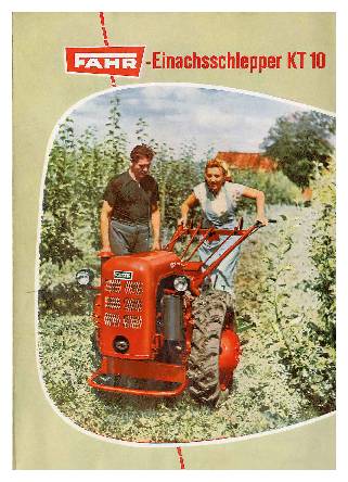 Fahr-Einachsschlepper KT 10