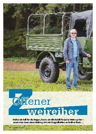 Unimog 404 S Doppelkabine offen
