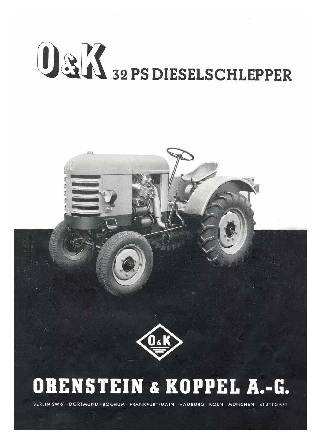 O&K 32 PS Dieselschlepper