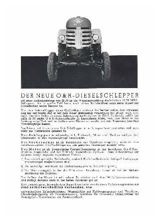 O&K 32 PS Dieselschlepper