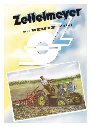 Zettelmeyer Dieselschlepper mit Deutz-Motor