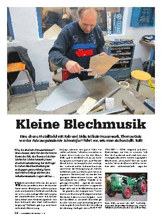 Schutzbleche für Deutz D 40.1 herstellen, Teil 1