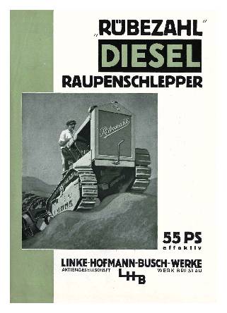 Rübezahl Diesel Raupenschlepper