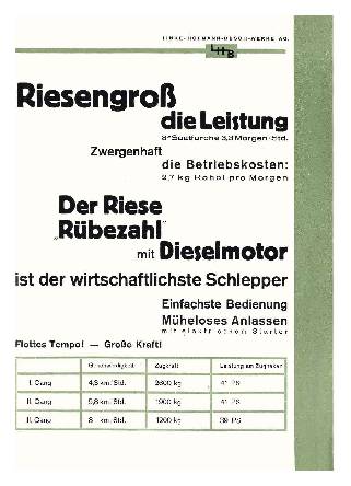 Rübezahl Diesel Raupenschlepper