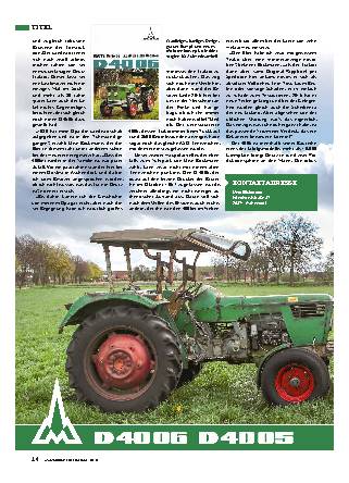 Deutz D 4005 und D 4006