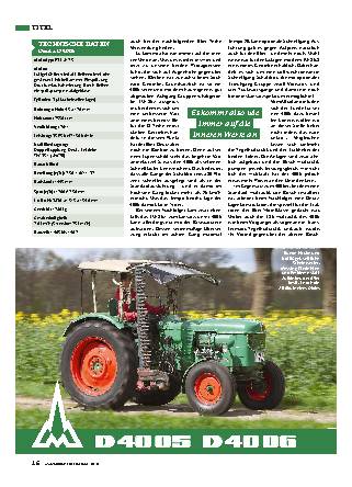 Deutz D 4005 und D 4006