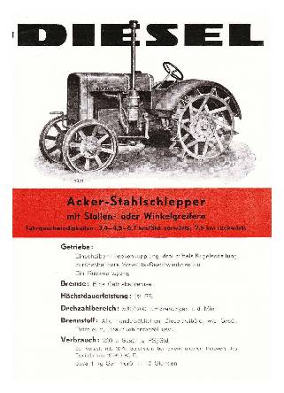 Deutz-Diesel Zugmaschine